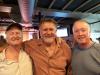 Tom (Repeat Offenders), Mike (Reform School) & music fan Rick posed for this photo at Bourbon St. on the Beach. photo by Terry Kuta